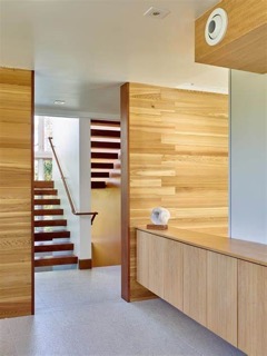 Pared doble de madera